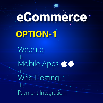 ecommerce - website, mobile apps, web hosting, payment integration
